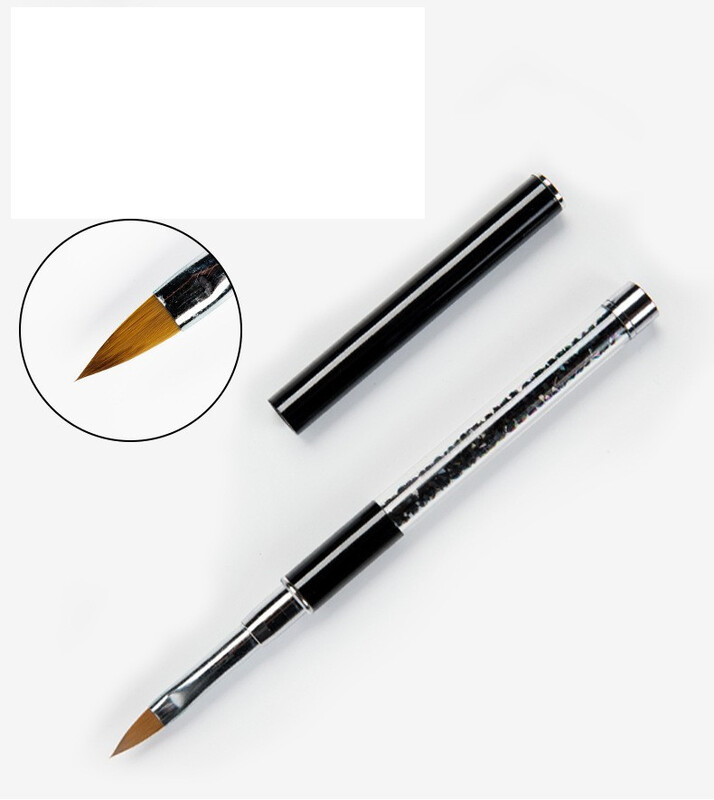 Nail Art Pen Crystal Pen Light Therapy Nail Art Pen Nuožulnios burnos rašiklio gradiento piešimo linija