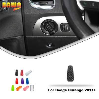 BAWA Headlight Switch Controls Decoration For Dodge Durango 2011+/for Dodg Challenger 2015+/ for Dodge Charger 2010+ Accessories