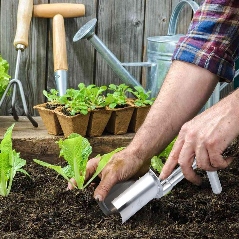 Növény és gyümölcsfa palánta átültető ültető eszköz Talajmintavevő Kézi kerti hordó transzplantátor Ásó kapák Palánták