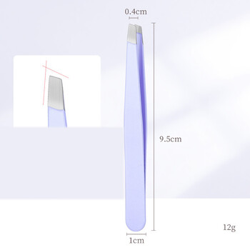 Щипка за вежди високопрецизна щипка за вежди безшевна 96 щипка за вежди извивачка за мигли пинсети за подстригване на вежди наклонена уста плоска уста скубане на косми