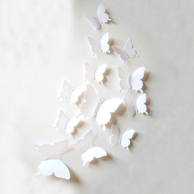 12 τμχ 3D αυτοκόλλητα τοίχου πεταλούδα Αυτοκόλλητη ταπετσαρία PVC Αυτοκόλλητη ταπετσαρία πολύχρωμη πεταλούδα Αυτοκόλλητο τοίχου Παράθυρο σαλονιού Διακοσμητικό σπιτιού