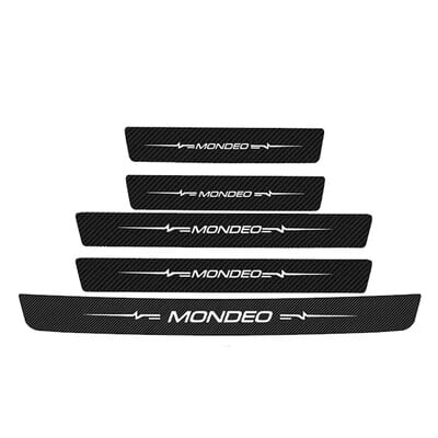 Styling mașină pentru insigna Mondeo Auto ușă portbagaj prag autocolante benzi de protecție prag bandă anti zgârieturi autocolante impermeabile