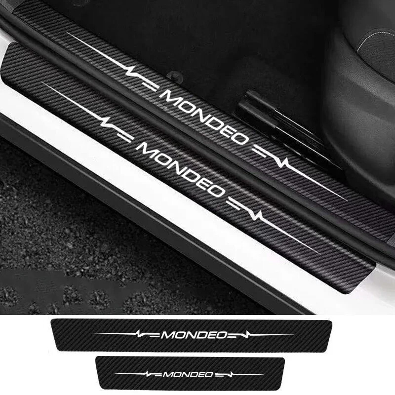 Styling mașină pentru insigna Mondeo Auto ușă portbagaj prag autocolante benzi de protecție prag bandă anti zgârieturi autocolante impermeabile