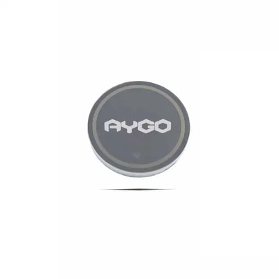 Car Styling 7 Χρώματα LED Drinks Βάση Ποτών Water Coaster Cup Έμβλημα για το σήμα AYGO Intelligent Light USB Charging