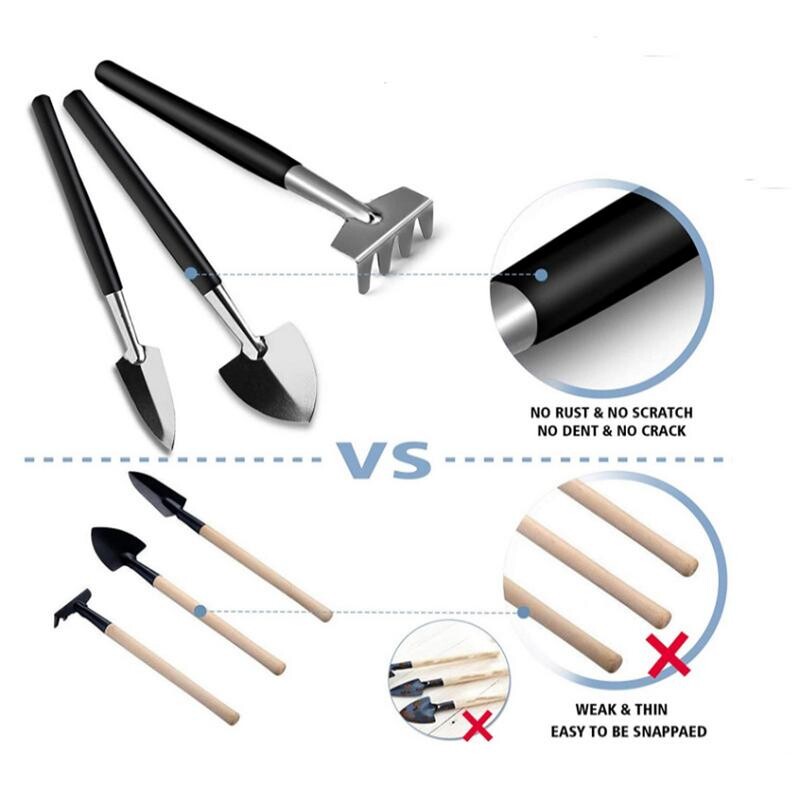 Terariumo įrankiai 16 vnt. kambarinių augalų įrankiai Sukulentų įrankiai Mini sodo įrankių rinkinys persodinimo įrankių rinkinys sukulentų priežiūros rinkinys