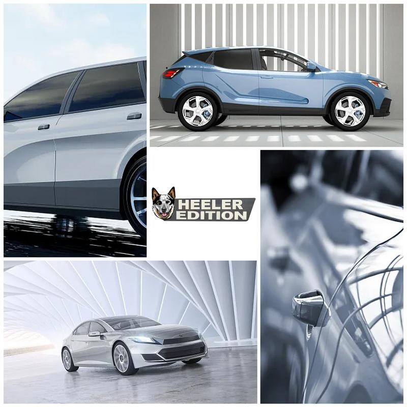 Σήμα σκύλου για αυτοκίνητα 3D Dog Edition Ακρυλικά σήματα αυτοκινήτου Αυτοκόλλητα Αυτοκόλλητα σήματα αυτοκινήτου Αυτοκόλλητα και αυτοκόλλητα Εξωτερική διακόσμηση για αυτοκίνητα