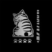 ΝΕΟ Αυτοκόλλητο με ανακλαστικό υαλοκαθαριστήρα πίσω παρμπρίζ αυτοκινήτου Κουνώντας την ουρά γάτας Αυτοκόλλητο Αυτοκόλλητο Διακόσμηση αυτοκινήτου Αξεσουάρ στυλ