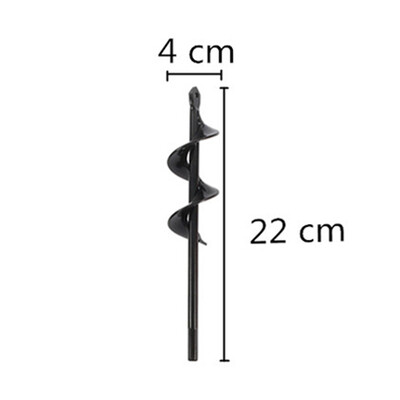 6 veidi Zemes urbis Spirālveida urbis Spirālveida zemes urbis Augs Puķu stādi Stādīšanas bedrīšu rakšanas rīks kultivēšanas stādītājs