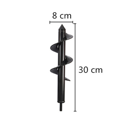 6 veidi Zemes urbis Spirālveida urbis Spirālveida zemes urbis Augs Puķu stādi Stādīšanas bedrīšu rakšanas rīks kultivēšanas stādītājs