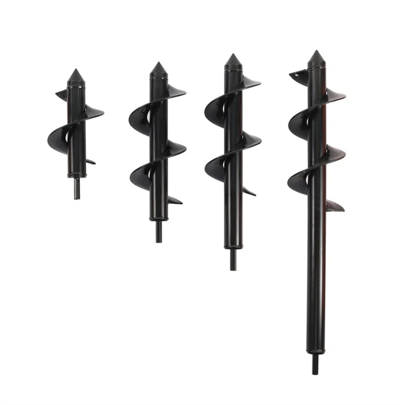 6 veidi Zemes urbis Spirālveida urbis Spirālveida zemes urbis Augs Puķu stādi Stādīšanas bedrīšu rakšanas rīks kultivēšanas stādītājs