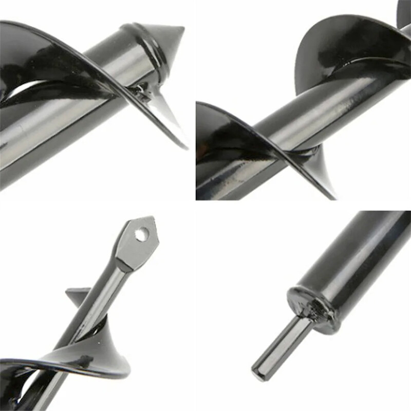 6 veidi Zemes urbis Spirālveida urbis Spirālveida zemes urbis Augs Puķu stādi Stādīšanas bedrīšu rakšanas rīks kultivēšanas stādītājs