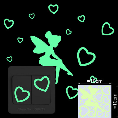 Διακόσμηση σπιτιού Αυτοκόλλητο τοίχου Glow in the Dark Αυτοκόλλητα Διακόπτης Παιδικό Δωμάτιο Διακόσμηση Παιδικού Υπνοδωματίου Φωτεινό Αυτοκόλλητο Καρτούν Αυτοκόλλητο