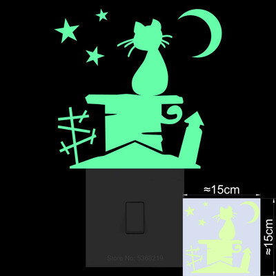 Διακόσμηση σπιτιού Αυτοκόλλητο τοίχου Glow in the Dark Αυτοκόλλητα Διακόπτης Παιδικό Δωμάτιο Διακόσμηση Παιδικού Υπνοδωματίου Φωτεινό Αυτοκόλλητο Καρτούν Αυτοκόλλητο