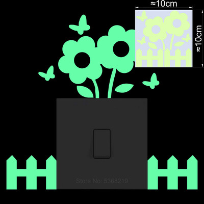 Διακόσμηση σπιτιού Αυτοκόλλητο τοίχου Glow in the Dark Αυτοκόλλητα Διακόπτης Παιδικό Δωμάτιο Διακόσμηση Παιδικού Υπνοδωματίου Φωτεινό Αυτοκόλλητο Καρτούν Αυτοκόλλητο