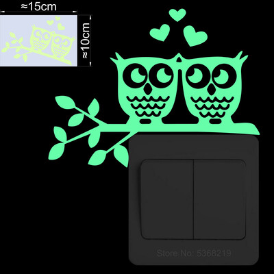 Διακόσμηση σπιτιού Αυτοκόλλητο τοίχου Glow in the Dark Αυτοκόλλητα Διακόπτης Παιδικό Δωμάτιο Διακόσμηση Παιδικού Υπνοδωματίου Φωτεινό Αυτοκόλλητο Καρτούν Αυτοκόλλητο