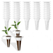 50 vnt sodinimo krepšelio auginimo kempinės Sodinimo kempinių blokai Aerogarden augalų mašinai bedirmės sodinukams biochar medvilnė