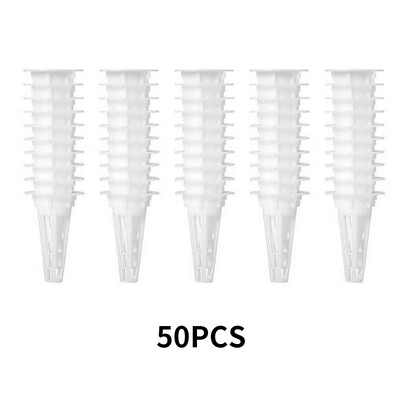 50 vnt sodinimo krepšelio auginimo kempinės Sodinimo kempinių blokai Aerogarden augalų mašinai bedirmės sodinukams biochar medvilnė