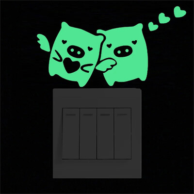 Csillagok matrica matrica matrica világít a sötétben világító dekoráció Rajzfilm Hold Tündér gyerekszoba Fénycső kapcsoló matrica lakberendezés