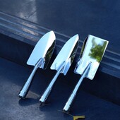 Ergonomiškas sodo kastuvas kiemui Universalus daugiafunkcis nerūdijančio plieno sodo antikorozinis sodinimas kiemui