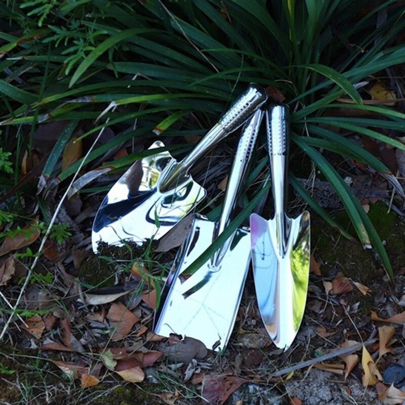 Ergonomiškas sodo kastuvas kiemui Universalus daugiafunkcis nerūdijančio plieno sodo antikorozinis sodinimas kiemui