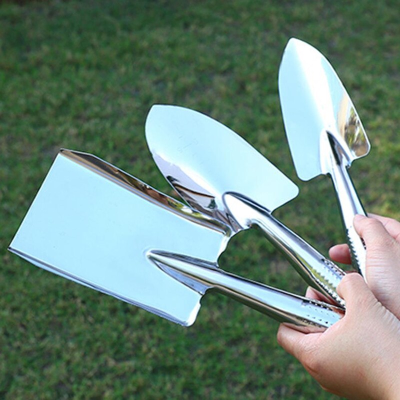 Ergonomiškas sodo kastuvas kiemui Universalus daugiafunkcis nerūdijančio plieno sodo antikorozinis sodinimas kiemui