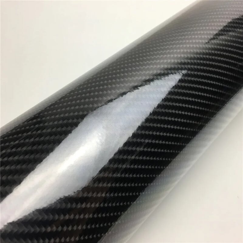 Εξαιρετικά γυαλιστερό 6D μεμβράνη βινυλίου από ανθρακονήματα Αυτοκόλλητο αυτοκινήτου με φυσαλίδες αέρα Δωρεάν για περιτύλιγμα αυτοκινήτου Υπολογιστής Τηλέφωνο Μοτοσικλέτα