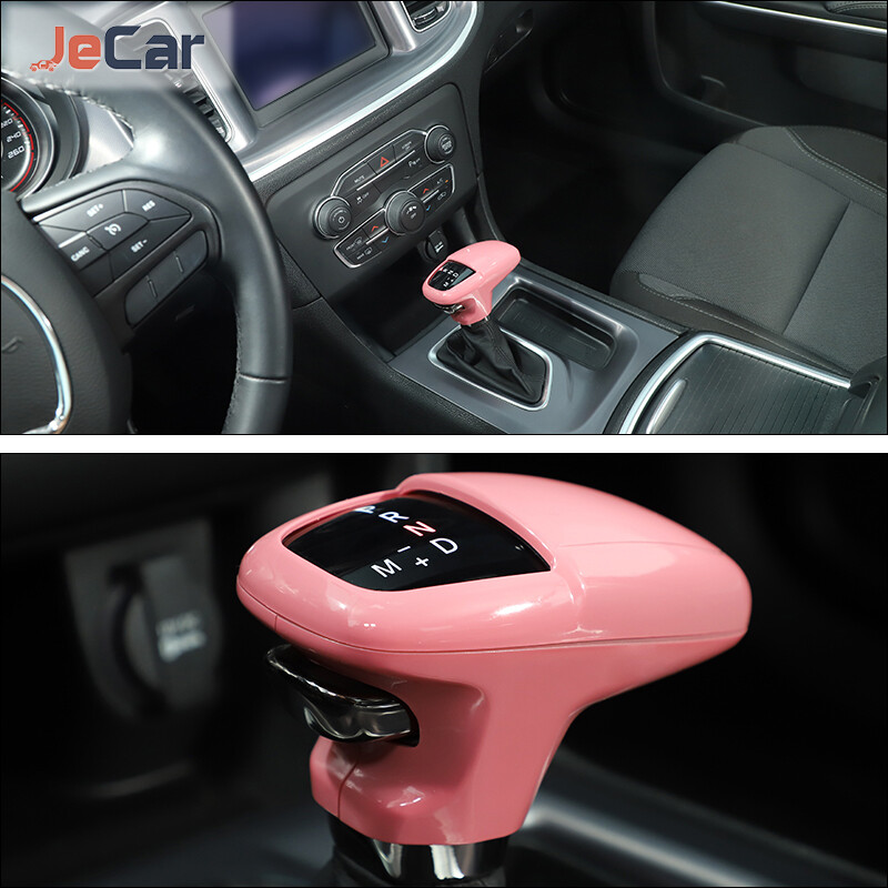 Buton schimbător de viteze pentru autovehicule autocolante pentru capac de decorare a capului, ornamente ABS pentru Dodge Charger Challenger 2015+ Accesorii de interior auto