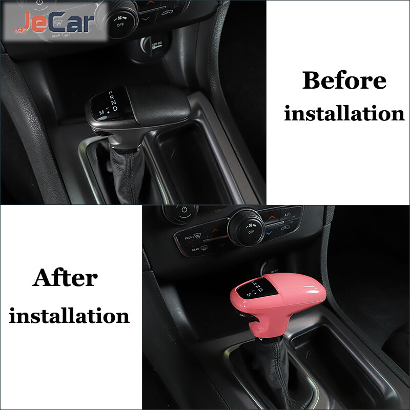 Buton schimbător de viteze pentru autovehicule autocolante pentru capac de decorare a capului, ornamente ABS pentru Dodge Charger Challenger 2015+ Accesorii de interior auto