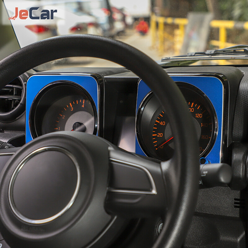 Alumīnija sakausējuma automašīnu paneļa apdares uzlīme Dekoratīvā paneļa pārsegs Suzuki Jimny 2019+ automašīnas salona piederumiem