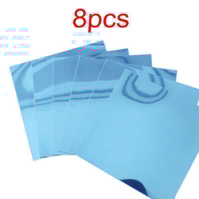 8/12 τμχ Αυτοκόλλητα σεντόνια καθρέφτη Ευέλικτοι μη γυάλινοι καθρέφτες Αφαιρούμενοι αυτοκόλλητα τοίχου καθρέφτη Δωμάτιο σπιτιού Υπνοδωμάτιο 3D διακόσμηση τοίχου