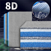 Akvárium 8D szivacsos halastó szűrő pamut tisztító víztisztító gél nélkül pamut szűrő közepes pamut