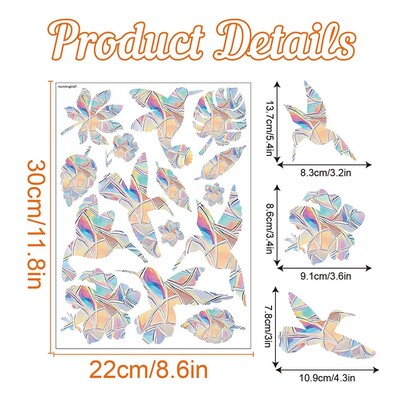 Rainbow Suncatcher Αυτοκόλλητα Παραθύρου PVC Cat Butterfly Prism Γυάλινο Αυτοκόλλητο Τοίχου Σπίτι Παιδική Διακόσμηση Υπνοδωματίου Αυτοκόλλητο Αυτοκόλλητο