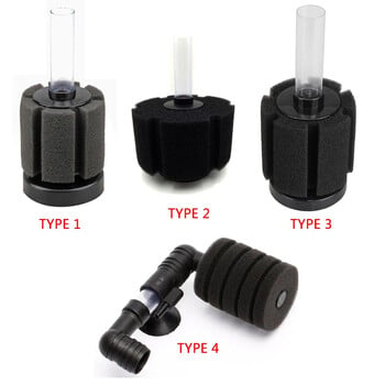 7 Τύπος φίλτρου ενυδρείου Sponge Fish Air Pump Skimmer Biochemical Sponge Filter Ενυδρείο Filtration Filter Fish TankPpurification