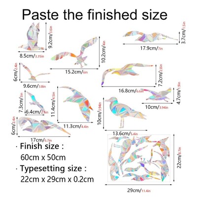 Αυτοκόλλητο τοίχου 29 στυλ Rainbow Maker Sun Catcher Αυτοκόλλητο τοίχου Cat Bird Star Mushroom Moon Sun DIY Παράθυρο γυαλί με ηλεκτροστατικά πρίσματα