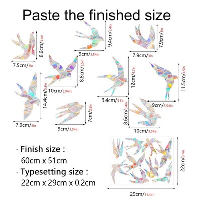 Αυτοκόλλητο τοίχου 29 στυλ Rainbow Maker Sun Catcher Αυτοκόλλητο τοίχου Cat Bird Star Mushroom Moon Sun DIY Παράθυρο γυαλί με ηλεκτροστατικά πρίσματα