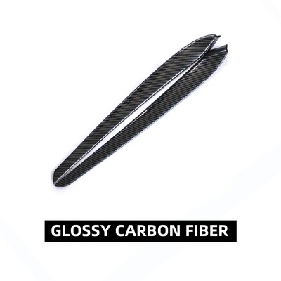 Αυτοκόλλητο Tesla Door Decoration For Tesla Model 3 Y 2023 Accessories Matte Carbon Fiber ABS Model 3/Y 2021-2023 Ανταλλακτικά αυτοκινήτου