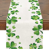 Διακόσμηση για την Ημέρα του Αγίου Πατρικίου Τραπέζι με τριφύλλι, Διακοσμήσεις τραπεζιού για γιορτές για την άνοιξη Διακοσμήσεις τραπεζιών για το πάρτι του Αγίου Πατρικίου