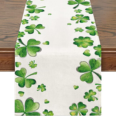 Διακόσμηση για την Ημέρα του Αγίου Πατρικίου Τραπέζι με τριφύλλι, Διακοσμήσεις τραπεζιού για γιορτές για την άνοιξη Διακοσμήσεις τραπεζιών για το πάρτι του Αγίου Πατρικίου