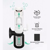 Φίλτρο ενυδρείου Πρακτική δεξαμενή ψαριών Βιοχημικά φίλτρα σφουγγάρι Μίνι φίλτρο πολλαπλών στρώσεων για μικρή δεξαμενή ψαριών