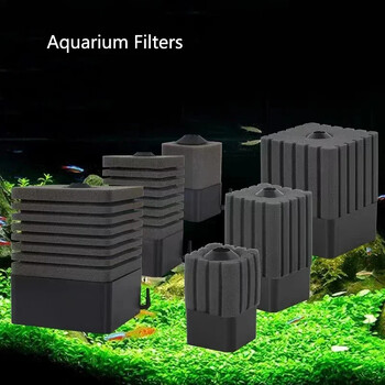 Bio Sponge Filter for Aquarium Fish Tank Shrimp Pond Air Pump Biochemical Filtration Αθόρυβο Αφρό Αξεσουάρ Ενυδρείου Νέο