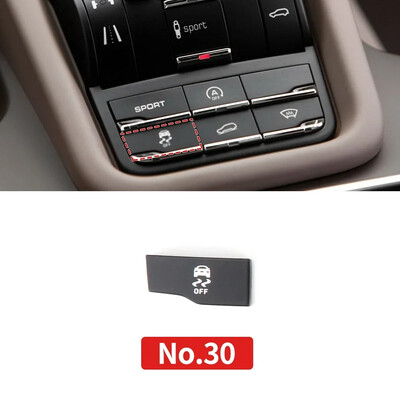 Κεντρική κονσόλα αυτοκινήτου Πολυλειτουργική λειτουργία σπορ κουμπί start stop λωρίδα ευστάθειας του οχήματος διατήρηση E-power Για Porsche Cayenne