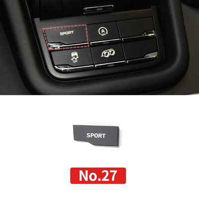 Κεντρική κονσόλα αυτοκινήτου Πολυλειτουργική λειτουργία σπορ κουμπί start stop λωρίδα ευστάθειας του οχήματος διατήρηση E-power Για Porsche Cayenne