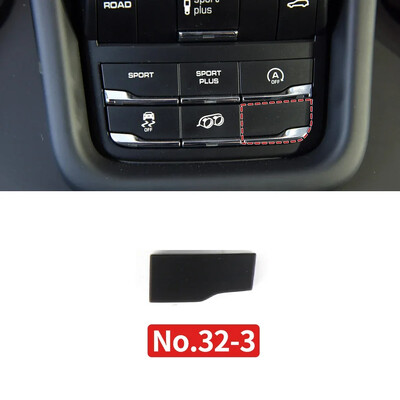 Κεντρική κονσόλα αυτοκινήτου Πολυλειτουργική λειτουργία σπορ κουμπί start stop λωρίδα ευστάθειας του οχήματος διατήρηση E-power Για Porsche Cayenne