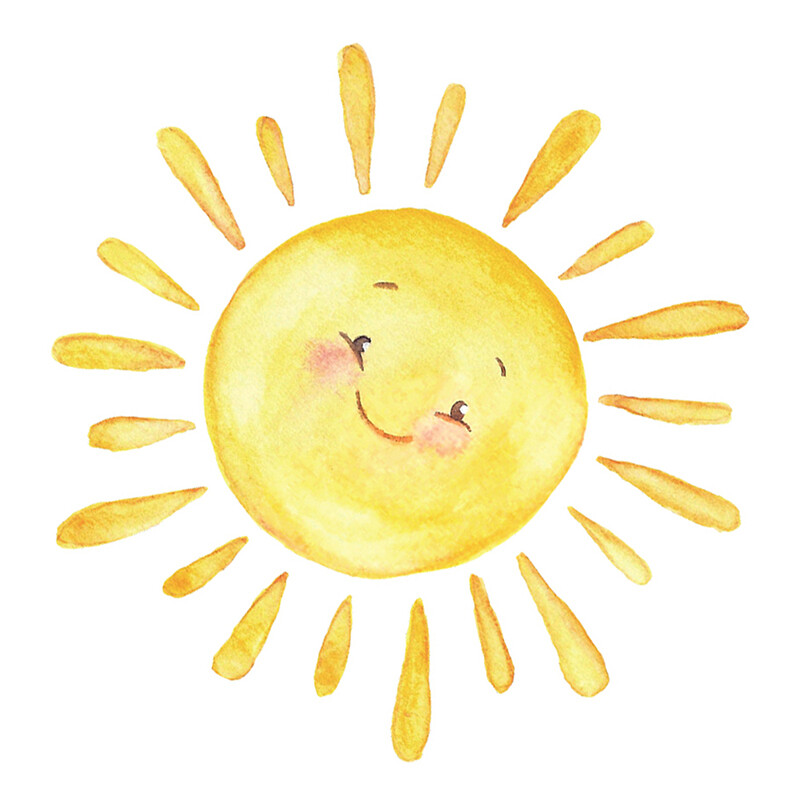 Animacinių filmų dažytos vaivorykštės saulės vaikų miegamojo veranda Namų sienos fonas Dekoratyviniai sienų lipdukai Lipni kambario apdaila