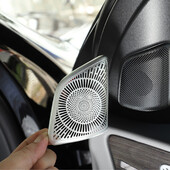 Αυτοκόλλητο εσωτερικά αξεσουάρ κάλυμμα μπροστινού ηχείου τουίτερ αυτοκινήτου για Mercedes Benz GLE GLS Class W167 V167 X167 2020-2024