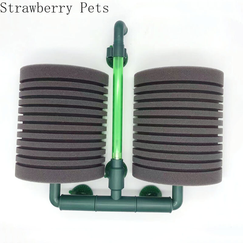 Filtru bio-burete nou pentru acvariu, acvariu, creveți, iaz, pompă de aer, filtrare biochimică, spumă fără zgomot, accesorii pentru acvariu