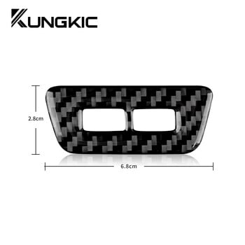 Αυτοκόλλητο Real Soft Carbon Fiber για Volkswagen VW Golf 8 MK8 2020 2021 2022 2023 Αξεσουάρ εσωτερικού καλύμματος επένδυσης πίσω πλαισίου USB