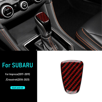 Αυτοκόλλητο Soft Carbon Fiber για Subaru Crosstrek 2018-2023 Impreza 2017 2018 2019 2020 2021 2022 2023 Automatic Gear Shift Knob