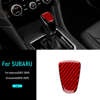 Αυτοκόλλητο Soft Carbon Fiber για Subaru Crosstrek 2018-2023 Impreza 2017 2018 2019 2020 2021 2022 2023 Automatic Gear Shift Knob