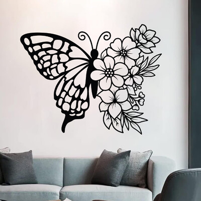 1vnt akvareliniai drugeliai sienų lipdukai Kambario dekoras vaikams Miegamojo sienų apdaila Vaikų kambario Svetainės sienų lipdukai „Pasidaryk pats“